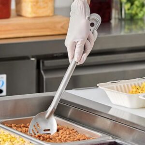 Cuchara ranurada de acero inoxidable Vollrath 46985 de 15"