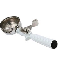 Vollrath 47159 #60 Plato redondo de acero inoxidable con mango apretable - 0,56 oz