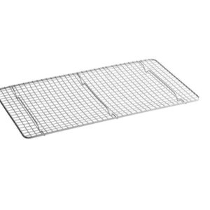 Rejilla para sartén con patas de tamaño completo de 10" x 18" para mesa de vapor