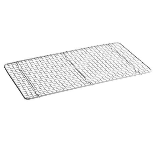 Rejilla para sartén con patas de tamaño completo de 10" x 18" para mesa de vapor