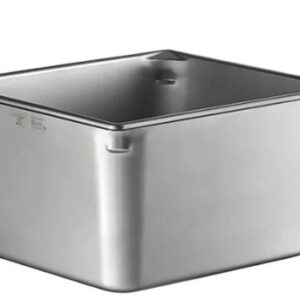Vollrath 90182 Super Pan 3® 2/3 Tamaño 8" Profundidad Antiatasco Mesa de Vapor / Hotel Sartén de Acero Inoxidable - Calibre 22
