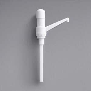 Bomba de condimentos de boquilla fija de plástico de 1 oz con tubo de inmersión de 9"